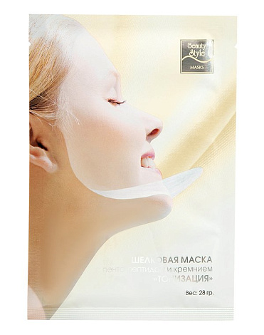 Шелковая маска для лица с кремнием, Beauty Style 1