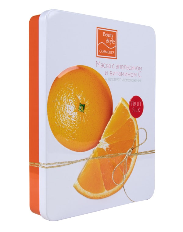 Тканевая маска с апельсином и витамином С "Антистресс и омоложение", Beauty Style, 7 шт 4501322K - фото 1