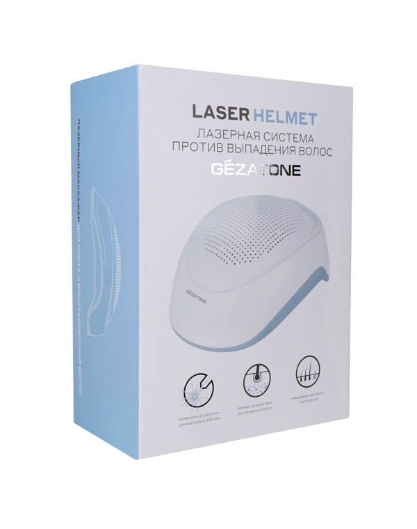 Лазерный аппарат-шлем от выпадения волос Laser Helmet Gezatone MDN1301270 - фото 4