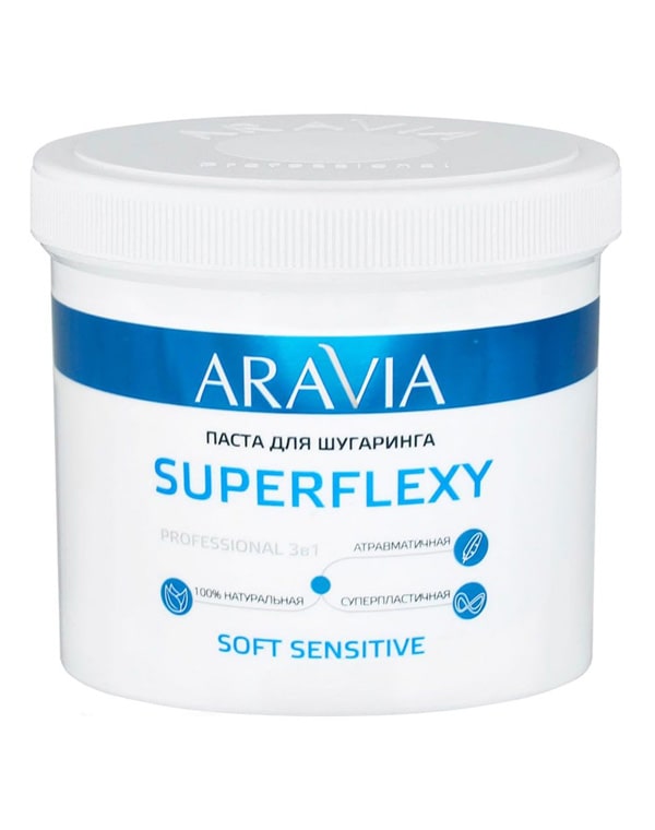 Паста для шугаринга SuperFlexy Soft Sensitive, ARAVIA Professional, 750 г 6614970 - фото 1