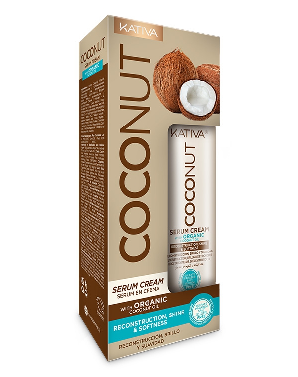 Восстанавливающая сыворотка с органическим кокосовым маслом для поврежденных волос Coconut, Kativa 65840779 - фото 3