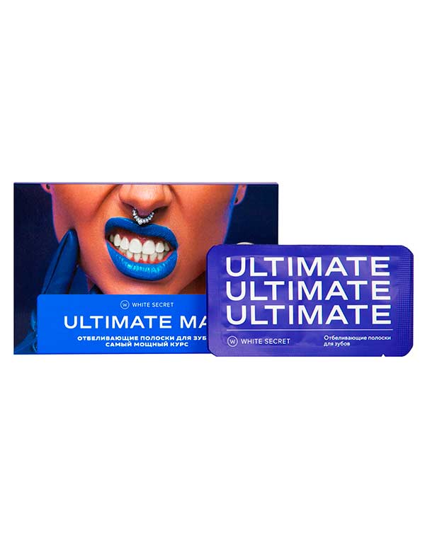Отбеливающие полоски для зубов Ultimate MAX (14 саше), White Secret 10117287 Отбеливающие полоски для зубов Ultimate MAX (14 саше), White Secret - фото 3