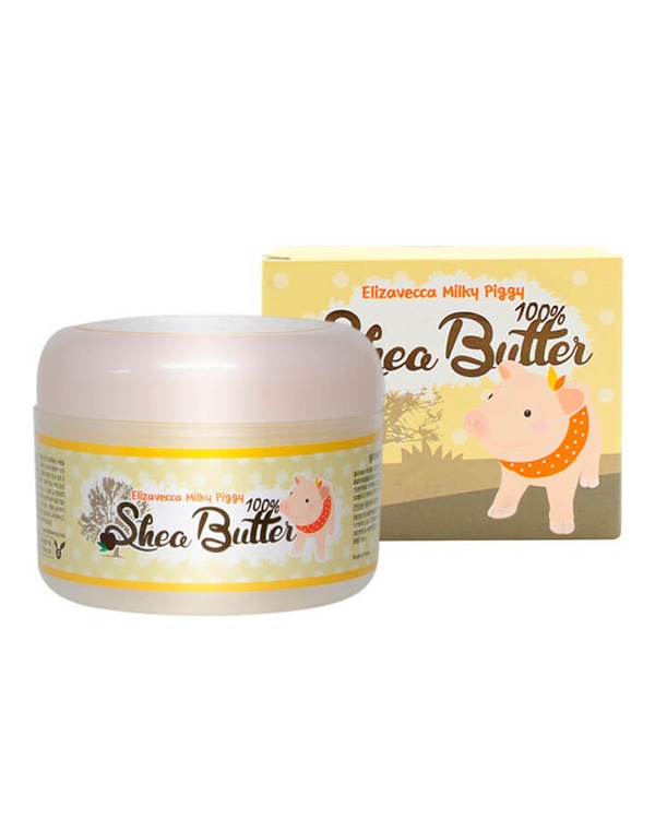 Питательный крем-бальзам для лица с маслом ши Milky Piggy Shea Butter 100% Elizavecca, 88 мл