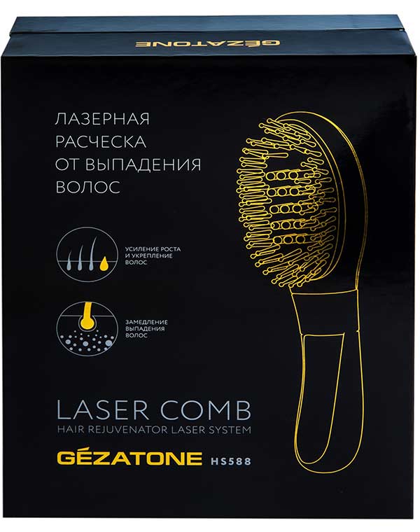 Лазерная расческа-массажер от выпадения волос Hair Rejuvenator HS588 Gezatone 1301313 - фото 6