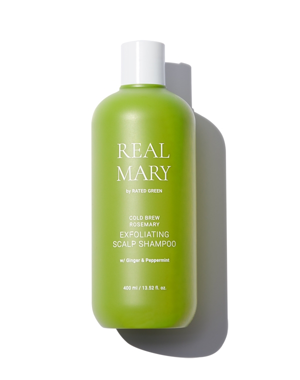 Шампунь глубоко очищающий и отшелушивающий с соком розмарина Exfoliating Scalp Shampoo 400мл Rated Green