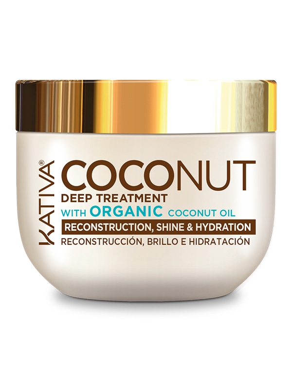Восстанавливающая маска с органическим кокосовым маслом для поврежденных волос Coconut, Kativa 65840762 - фото 1