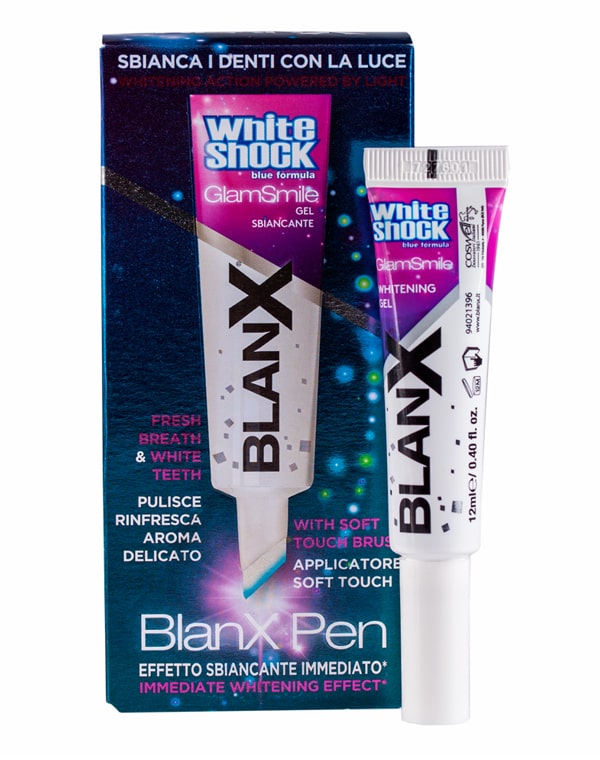 

Средства гигиены Blanx, Отбеливающий карандаш White Shock Glam Smile Gel Pen, BlanX, 12 мл