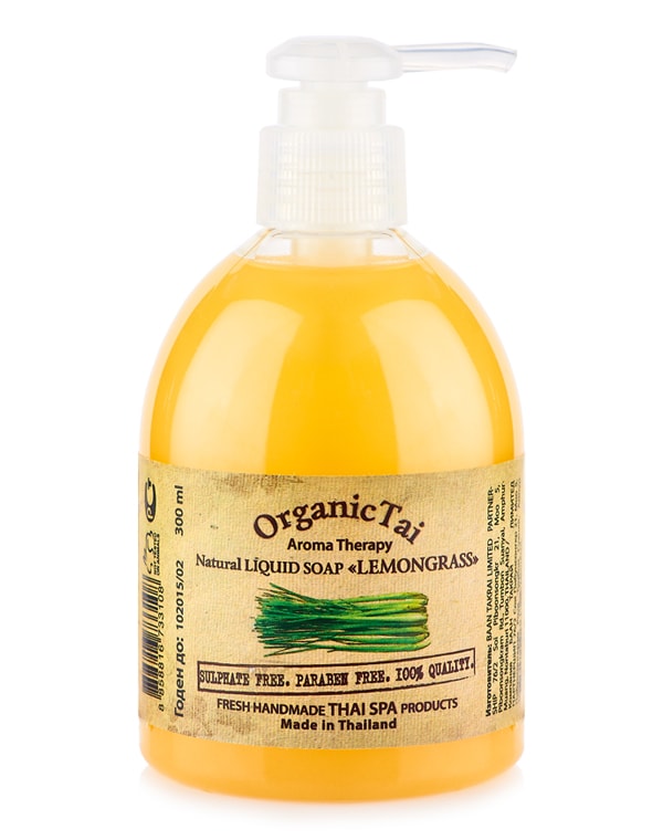 Антисептическое жидкое мыло  "Лемонграсс", Organic Tai, 300 мл
