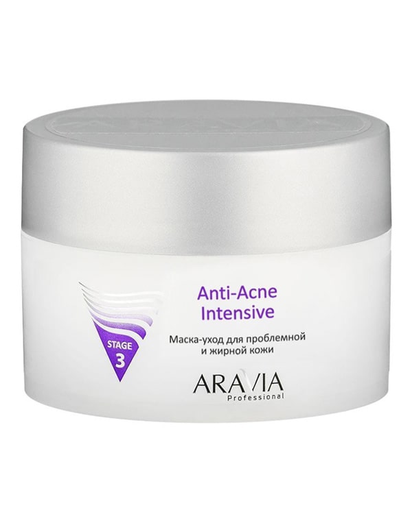 Маска-уход для проблемной и жирной кожи Anti-Acne Intensive, ARAVIA Professional, 150 мл 6614468 - фото 1