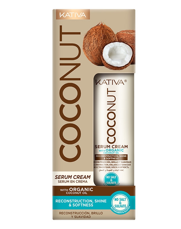 Восстанавливающая сыворотка с органическим кокосовым маслом для поврежденных волос Coconut, Kativa 65840779 - фото 2