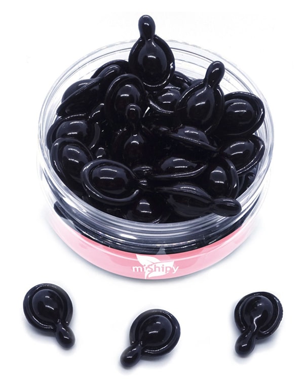 Капсулы для лица care black pearl F15 (черный жемчуг), miShipy, 30 шт