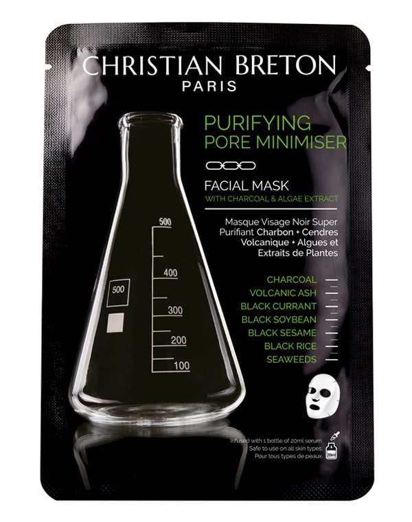 Чёрная маска для глубокого очищения Christian Breton, 20мл х 3шт 481274 - фото 1
