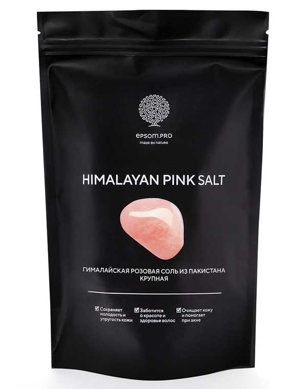 Розовая гималайская соль 1 кг Epsom.pro 1170032 - фото 1