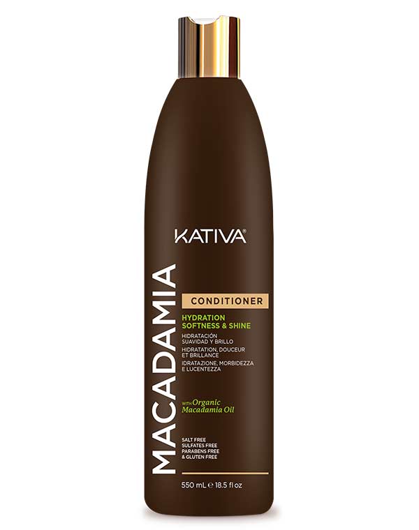Кондиционер для нормальных и поврежденных волос увлажняющий MACADAMIA Kativa, 550 мл