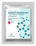 Тканевая маска с Живым Коллагеном противоотечный эффект и anti-age COLLA GEN