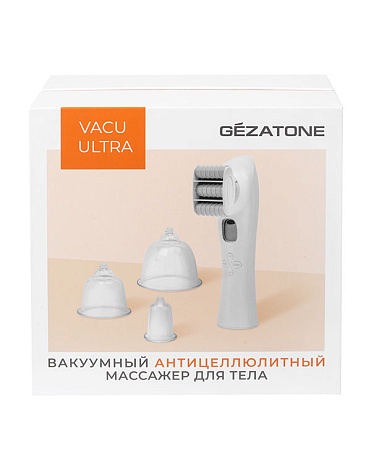 Вакуумный антицеллюлитный массажер для тела VACU ULTRA, Gezatone 10