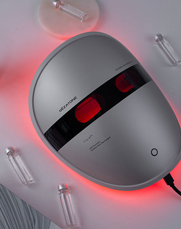 Светодиодная LED маска для лица m1050, Gezatone 6